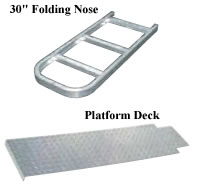 folding nose/platform deck
