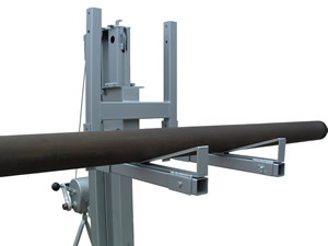 pipe cradle attachment for lifts