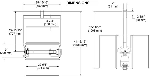 55 Gallon Drum Measurement Chart