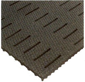 Wearwell abrasive coated kushion walk anti-fatigue matting