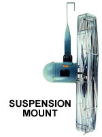 suspension mount fan