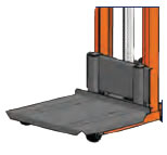 Slip-On Platform Option for Battery Operated Stackers