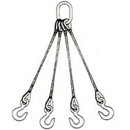 wire rope 4 leg bridle slings