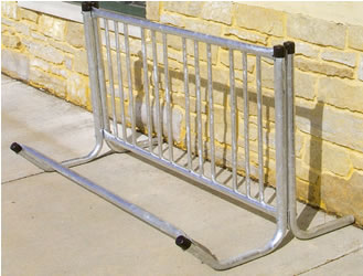 single sided bicycle racks