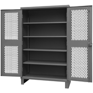 stationary mesh security cabinets