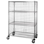 enclosure carts wire shelving