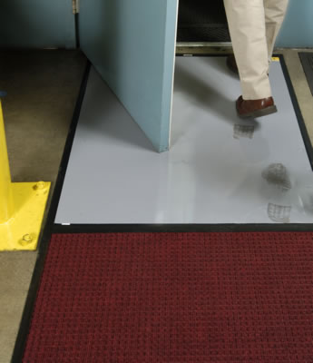 clean stride mats with adhesive inserts