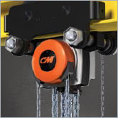 Where traditional hoists cannot be used, the Hurricane 360 Degrees' rotating hand chain guide allows for operation from virtually any angle.