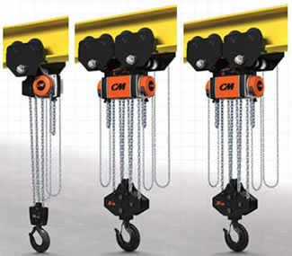 The Hurricane 360 Degree Army-Type Hand Chain Hoist manual trolleys can easily be adjusted to fit a wide range of beam widths and profiles due to the threaded spindles.