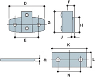 Type 115 Wall Flange is designed so that the upright cannot drop through the socket.