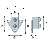 Type 68 Wall Flange is designed so that the upright cannot drop through the socket.