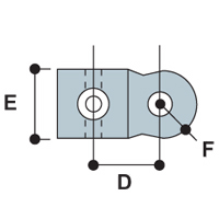 Type M52 Male Corner Swivel Socket Member is part of a Type C52 combination fitting.