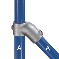 Type 12 Single Socket Tees are engineered to create 45 degree angles.