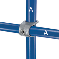 Type 17 Clamp-On Crossover is designed to provide a 90 degree cross over joint.