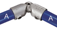 Type BC53 Swivel Elbow fitting has been designed as a variable angle inline connection, adjustable through 202 degrees.