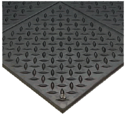 Wearwell conductive modular diamond plate esd mat