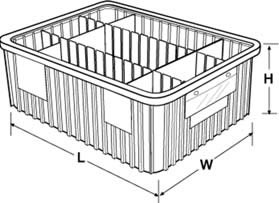 dividable grid containers