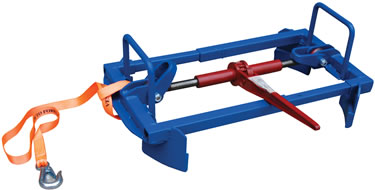 The Heavy Duty Vertical  Drum Lifter makes is vertually impossibly for a drum to break loose.