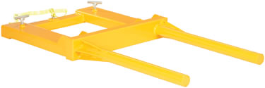 The Horizontal Drum Positioner is ideal for loading/unloading drums stored horizontally on drum racking and stands.