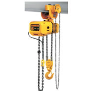 nerg series electric chain hoists with geared trolley