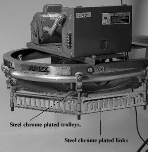 electric garment storage & retrieval conveyor