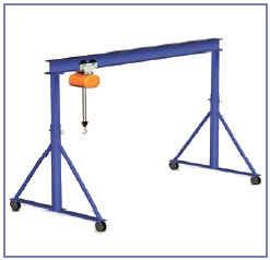 adjustable height steel gantry crane