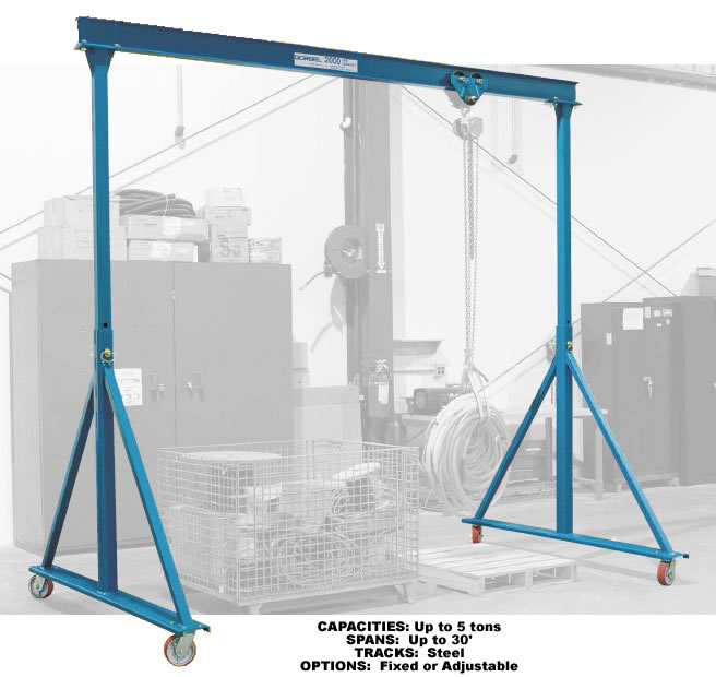 fixed height steel gantry crane