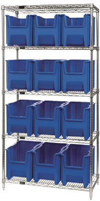 iant stack container wire storage center