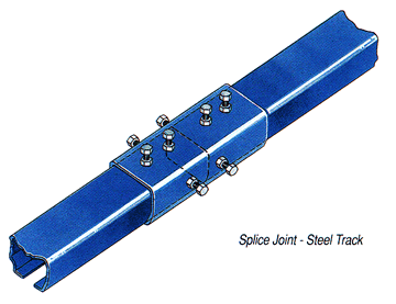 splice joint steel track