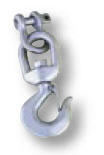 swivel lifting hooks with shackles