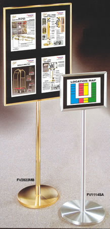 floor stand insta-change sign frames