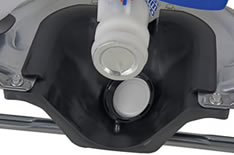 The Intermediate Bulk Container includes a 2" butterfly valve with a durable, synthetic fluorocarbon rubber gasket.