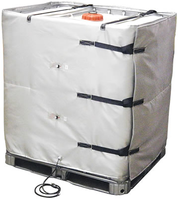 The Intermediate Bulk Container Heater is an adjustable wrap around tote tank heater that is a great asset to an assortment of container sizes.
