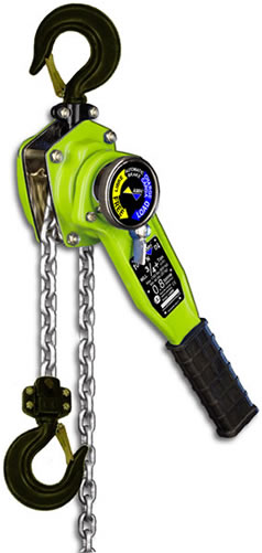 LA Series Lever Chain Hoists have a lightweight and durable all steel construction with powder coated finish and plated external components to resist corrosion.