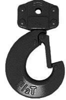 One available option for the LA Series Lever Chain Hoist is the Shipyard Hook or Option S.