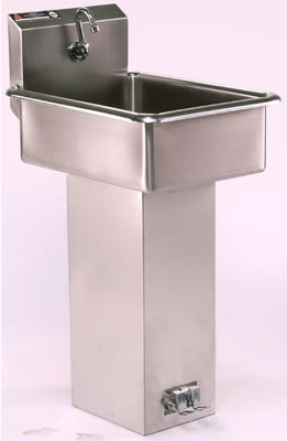 ss base mounted sink