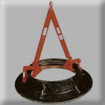 model mcl pipe and manhole handling sleeve liftter