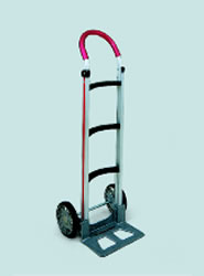 curved back formed cross hand truck