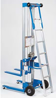 ladder for material lifts