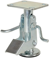 Economical Floor Locks are perfect for keeping carts, trucks, work benches and other portable equipment stationary. 