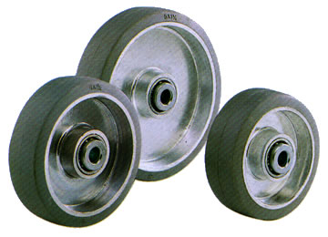 grey rubber wheels