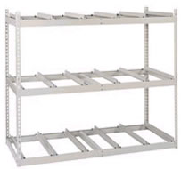 lyons starter wirh support rails and center supports record storage 