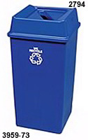 recycling trash receptacles