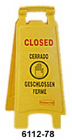 closed floor sign