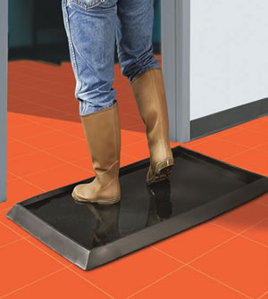 Wearwell sanitizing footbath mat