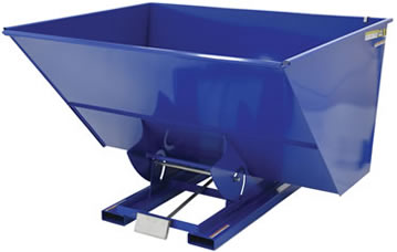 Self-Dumping Steel Hoppers with Bumper Release Model No. D-300-LD