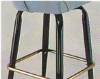 black enamel brass counter stools