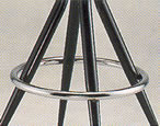 black enamel bar stools 