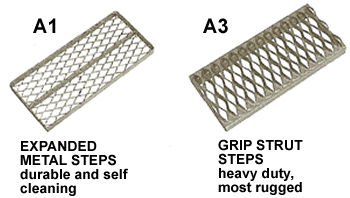 metal steps