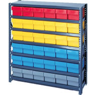 shelving systems with euro drawers